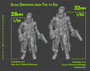 Benedict Bounty Hunter - 3D Printed Proxy Minifigures for Sci-fi Miniature Tabletop Games like Stargrave and Five Parsecs from Home