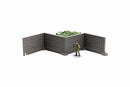 ZONA ALFA PO2 Modular Concrete Fences - 28mm & 20mm RPG Miniatures Gaming Terrain