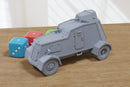 UNL-35 (Spanish Civil War) Armored Car - 3D Printed Miniature Wargaming Combat Vehicle - 28mm / 20mm / 15mm Scale