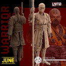 Hong Yuan - 3D Printed Mini - Cyberpunk / Sci-Fi - Tabletop Miniature Wargaming - 28mm / 32mm Scale Minifigures