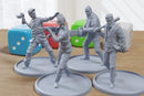 Survivors Pack - 3D Printed Minifigure for Zombie Post Apocalyptic Miniature Tabletop Games TTRPG
