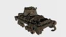Destroyed Cruiser tank A9 - 3D Printed Miniature Wargaming Combat Vehicle - 28mm / 20mm / 15mm Scale