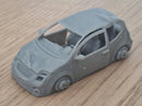Modern Hatchback Wrecked - 3D Printed Vehicle for Miniature Tabletop Wargames TTRPG