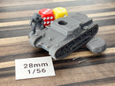 PZ.Kpfw I Ausf B - WW2 German Tank - 3D Resin Printed 28mm / 20mm / 15mm Miniature Tabletop Wargaming Vehicle