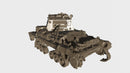 Destroyed Cruiser tank A9 - 3D Printed Miniature Wargaming Combat Vehicle - 28mm / 20mm / 15mm Scale