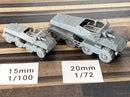 SD.KFZ 233 German WW2 heavy armoured reconnaissance vehicle - 3D Resin Printed 28mm / 20mm / 15mm Miniature Tabletop Wargaming Vehicle