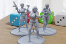 Brutal Beauties - 3D Printed Minifigures for Fantasy Miniature Tabletop Games DND, Frostgrave 28mm / 32mm / 75mm