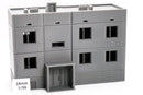 Soviet Apartments Block Type 2 - Zona Alfa / Cold War in the East - 3D Printed Miniature Wargaming Terrain 28mm / 20mm / 15mm Scale