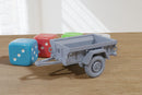M416 Trailer- US Army Light Utility Vehicle - 3D Printed Miniature Tabletop Wargaming Combat Vehicle 28mm / 15mm Scale