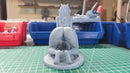 Gamer Girl with Bear - Sexy Pin-Up Fan Art - 3D Printed Miniature Figure - 32mm / 75mm / 170mm Scale - Garage Kit