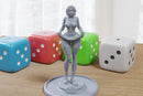 Student Elf - Sexy Pin-Up Fan Art - 3D Printed Miniature Figure - 32mm / 75mm / 170mm Scale - Garage Kit