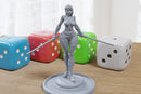 Galactic Warrior Girl - Sexy Pin-Up Fan Art - 3D Printed Miniature Figure - 32mm / 75mm / 170mm Scale - Garage Kit