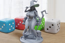 Sorceress - Sexy Pin-Up Fan Art - 3D Printed Miniature Figure - 32mm / 75mm / 170mm Scale - Garage Kit