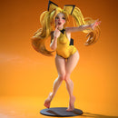 Pichina - Sexy Pin-Up Fan Art - 3D Printed Miniature Figure - 32mm / 75mm / 170mm Scale - Garage Kit