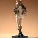 Eva - Sexy Pin-Up Fan Art - 3D Printed Miniature Figure - 32mm / 75mm / 170mm Scale - Garage Kit