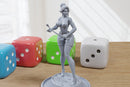 Thalara the Dark Enforcer - Sexy Pin-Up Fan Art - 3D Printed Miniature Figure - 32mm / 75mm / 170mm Scale - Garage Kit