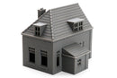 Oosterbeek WWII Single Storey House - 3D Printed Miniature Wargaming Terrain 28mm / 20mm / 15mm Scale