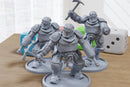 Heretic Marine Raiders - 28mm/32mm Scale 3D Printed Miniatures for Trench Warfare Darkgrim Miniature Tabletop Wargames
