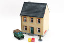 Fulda Cap West German Village House DS T2 - 3D Printed Miniature Cold War Era Wargaming Terrain 28mm / 20mm / 15mm Scale
