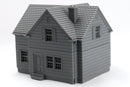 American Suburban House DS-01 - 3D Printed Miniature Wargaming Terrain