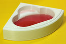 1:12 Scale Corner Bathtub | Modern Dollhouse Bathroom Furniture | 3D Printed Miniature Bathtub Made in Germany