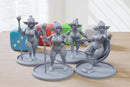 Goblin Adventurers Sexy Pinup 3D Printed Minifigures for Fantasy Miniature Tabletop Games DND, Frostgrave