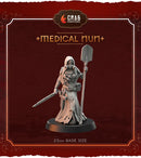 Grimdark Medical Nun - 28mm/32mm Scale 3D Printed Miniatures for Trench Warfare Darkgrim Miniature Tabletop Wargames