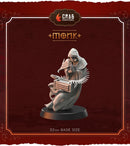 Grimdark Monk – Ammunition Bearer - 28mm/32mm Scale 3D Printed Miniatures for Trench Warfare Darkgrim Miniature Tabletop Wargames