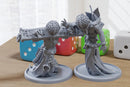 Chained Wretches Slaves - 28mm/32mm Scale 3D Printed Miniatures for Trench Warfare Darkgrim Miniature Tabletop Wargames