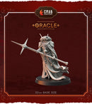 Grimdark Oracle – Mystic Commander - 28mm/32mm Scale 3D Printed Miniatures for Trench Warfare Darkgrim Miniature Tabletop Wargames