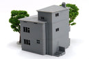 Small East European Apartment Block 4 - 3D Printed Miniature Wargaming Terrain (Cold War / Modern / Zona Alfa)