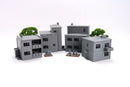 East European Residential Block Set - 3D Printed Miniature Wargaming Terrain (Cold War / Modern / Zona Alfa)