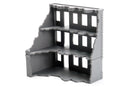 Stalingrad Ruined Building MTST5 - 3D Printed Miniature Wargaming Terrain (WWII Urban Ruins)
