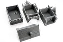 Medieval Night District Bundle, 28mm Fantasy RPG Terrain, 4 Tabletop Buildings