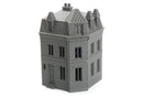 Dunkirk Row House Corner DST4 - 3D Printed Miniature Wargaming Terrain