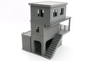 Soviet Watch Tower | Zona Alfa Wargaming Terrain – 3D Printed Military Building