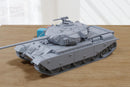 Centurion Mk V Tank - Modern War - 3D Printed Miniature Wargaming Combat Vehicle