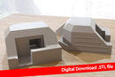 Regelbau 667 Deutscher Bunker - Digitaler Download .STL-Datei für 3D-Druck