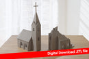 Kleine Kapelle (Polnisches Dorf V1) – Digitaler Download. STL-Dateien für den 3D-Druck
