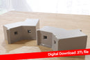 Doppelter MG-Stand Deutscher Bunker - Digitaler Download .STL-Datei für 3D-Druck