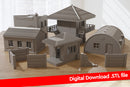 Osteuropäischer Militäraußenposten (Set) – Digitaler Download. STL-Dateien für den 3D-Druck
