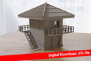 Watch Tower - Zona Alfa Military Outpost - Digital Download .STL Files for 3D Printing