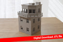Airfield Control Tower - Digital Download .STL Files for 3D Printing