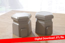 Beobachter Watchtower Bunker allemand - Téléchargement numérique . Fichier STL pour l’impression 3D