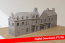 Französisches Stadtset Sainte-Mère-Église - Digitaler Download. STL-Dateien für den 3D-Druck